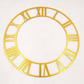 Acrylic Golden Acrylic Roman Numbers for Clock for Resin Digits for Clock Making in Resin Art, MDF Craft, Decoupage Craft, DIY Craft